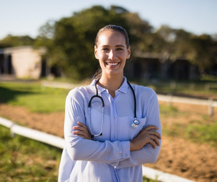 Foto doctora rural